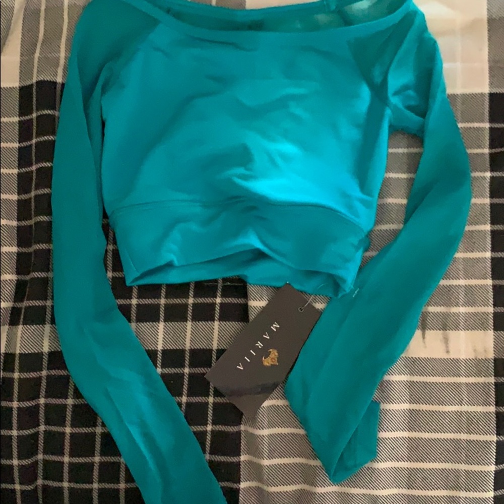 Turquoise child’s dance top